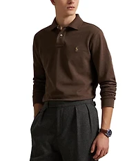 Polo Ralph Lauren Classic Fit Mesh Long Sleeve Polo Shirt