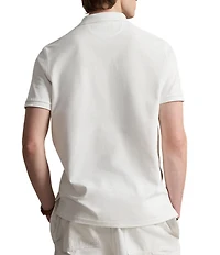 Polo Ralph Lauren Classic Fit Sailboat Print Short Sleeve Mesh Polo Shirt