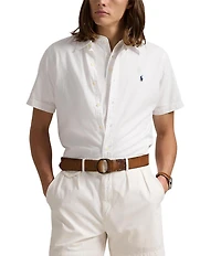 Polo Ralph Lauren Classic Fit Seersucker Short Sleeve Woven Shirt