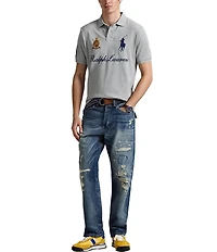 Polo Ralph Lauren Classic Fit Short Sleeve 20th Anniversary Crest Short Sleeve Polo Shirt