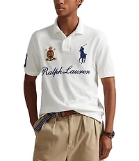 Polo Ralph Lauren Classic Fit Short Sleeve 20th Anniversary Crest Short Sleeve Polo Shirt