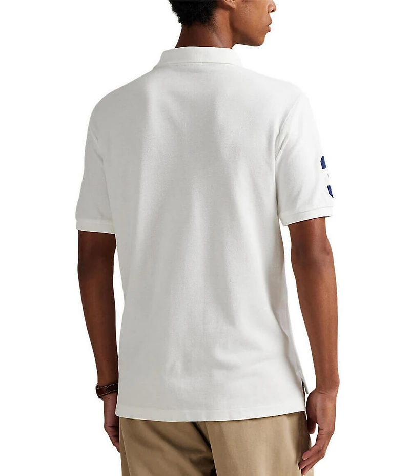 Polo Ralph Lauren Classic Fit Short Sleeve 20th Anniversary Crest Short Sleeve Polo Shirt