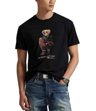 Polo Ralph Lauren Classic Fit Short Sleeve Polo Bear Jersey T-Shirt