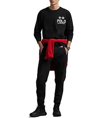 Polo Ralph Lauren Classic Fit Slub Jersey Motorsport Graphic Long Sleeve T-Shirt