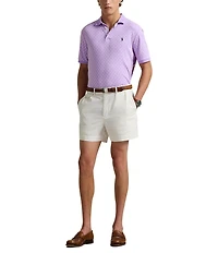 Polo Ralph Lauren Classic Fit Soft Cotton Mini Paisley Print Short Sleeve Polo Shirt