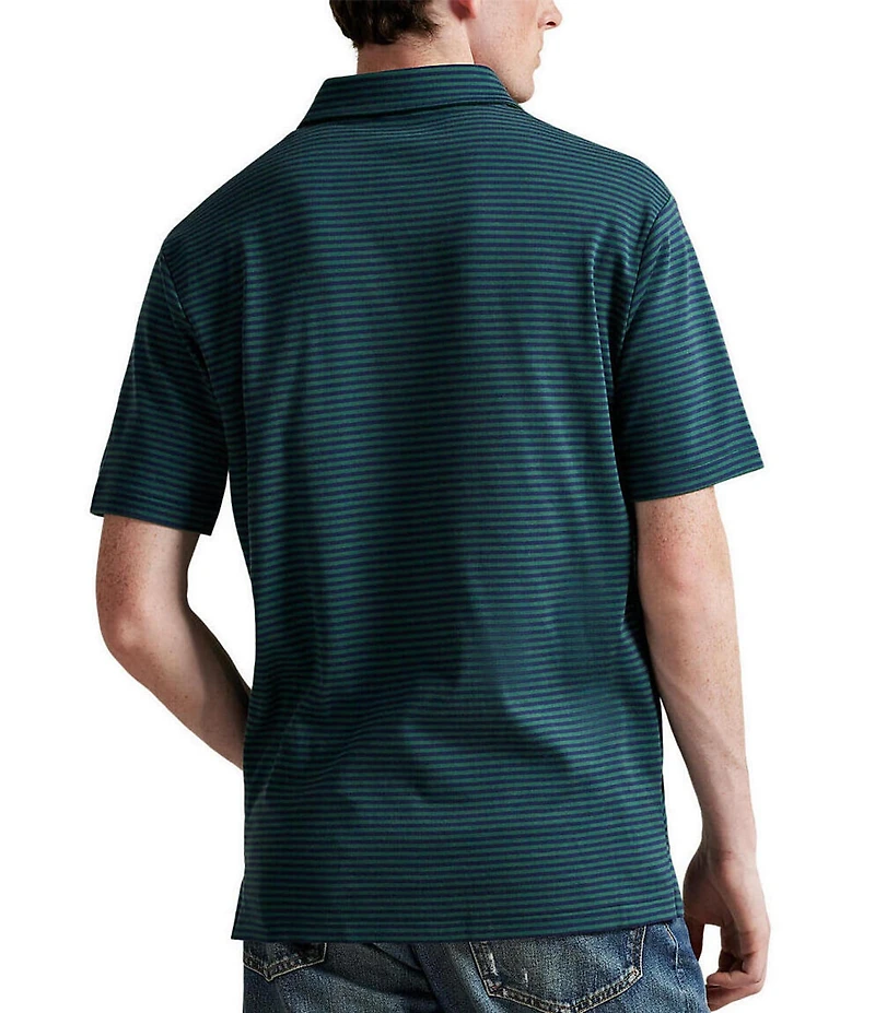 Polo Ralph Lauren Classic Fit Soft Cotton Stripe Short Sleeve Polo Shirt