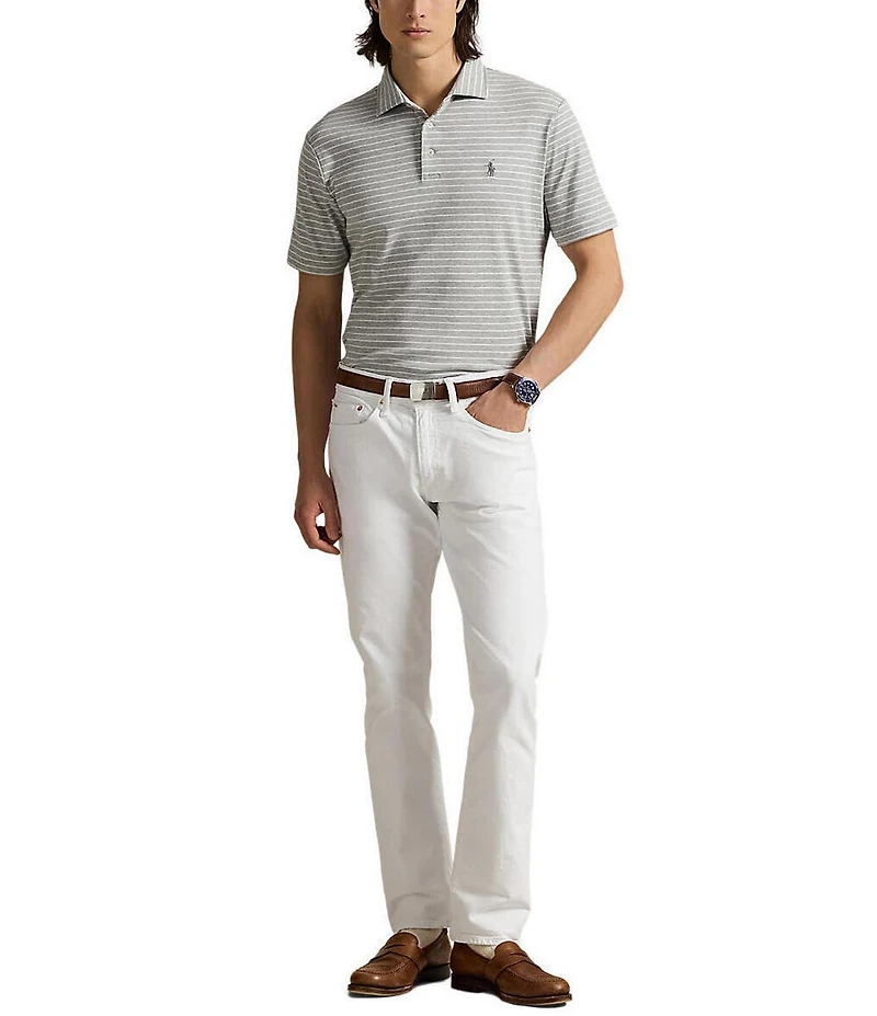 Polo Ralph Lauren Classic Fit Soft Cotton Stripe Short Sleeve Polo Shirt