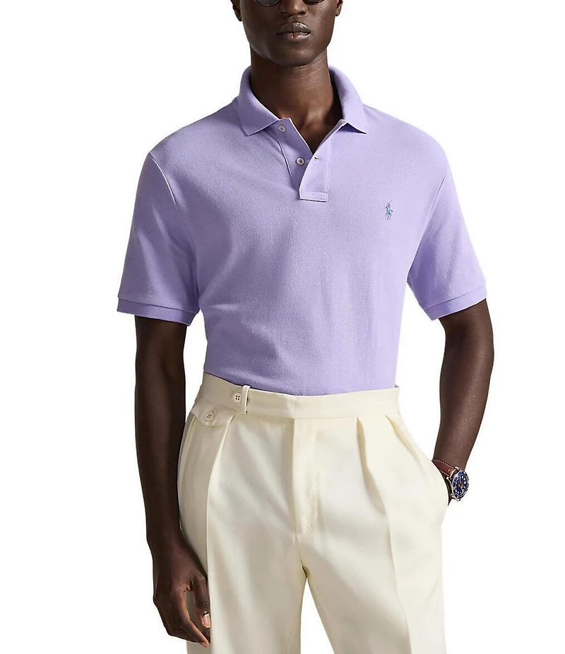 Polo Ralph Lauren Classic Fit Solid Cotton Mesh Polo Shirt