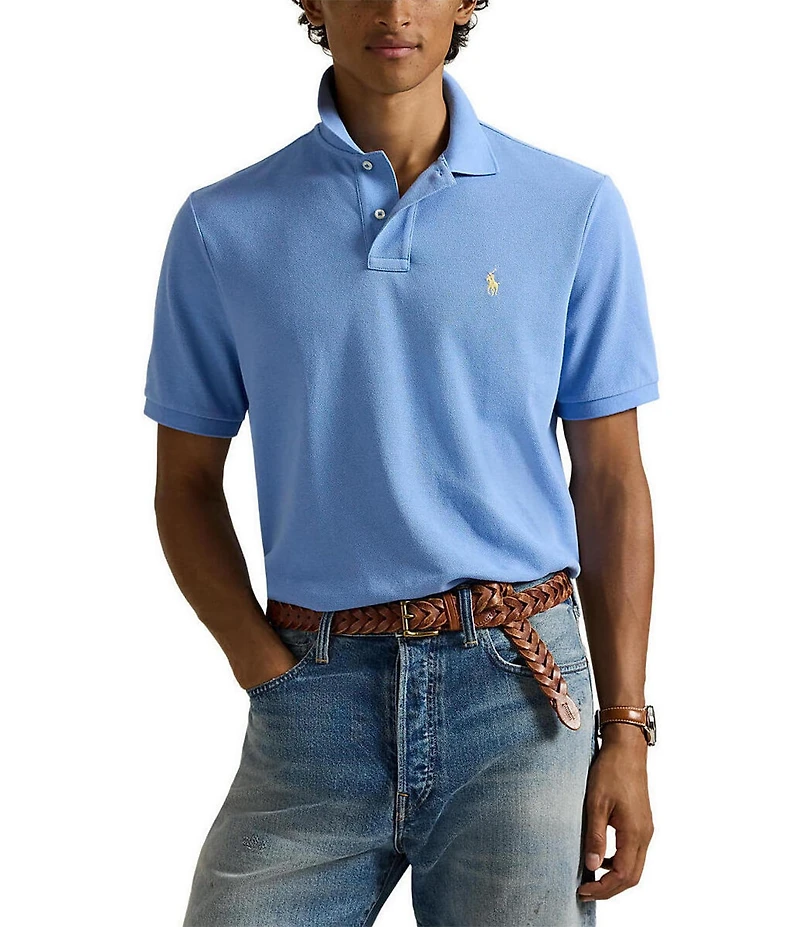 Polo Ralph Lauren Classic Fit Solid Cotton Mesh Polo Shirt