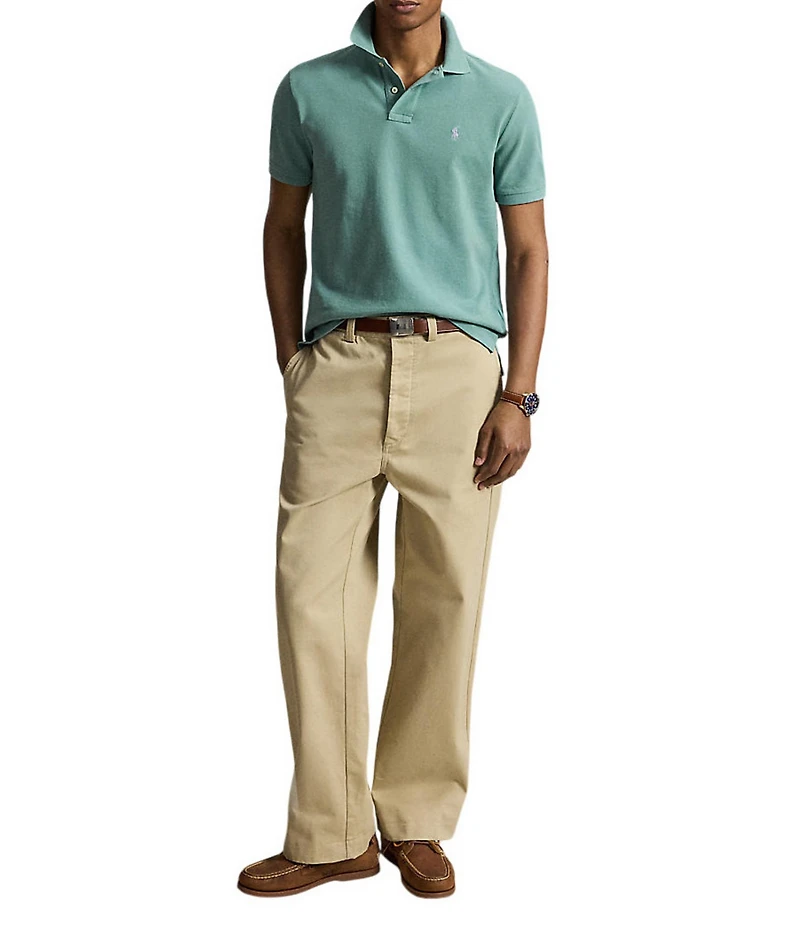 Polo Ralph Lauren Classic Fit Solid Cotton Mesh Polo Shirt