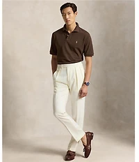 Polo Ralph Lauren Classic Fit Solid Cotton Mesh Polo Shirt
