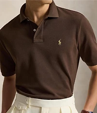Polo Ralph Lauren Classic Fit Solid Cotton Mesh Polo Shirt