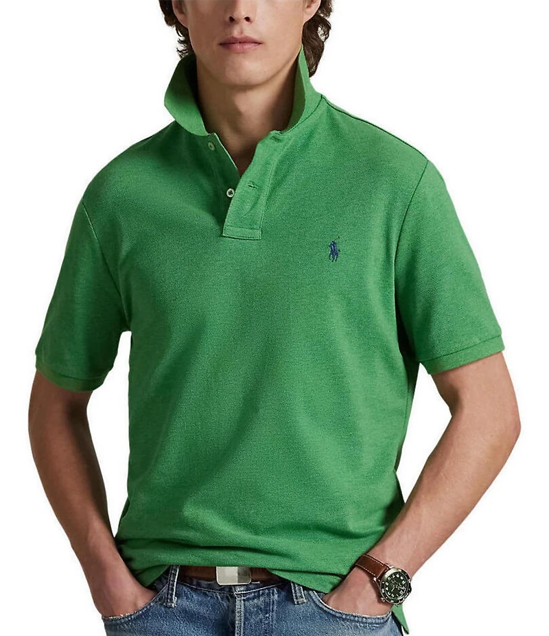 Polo Ralph Lauren Classic Fit Solid Cotton Mesh Polo Shirt