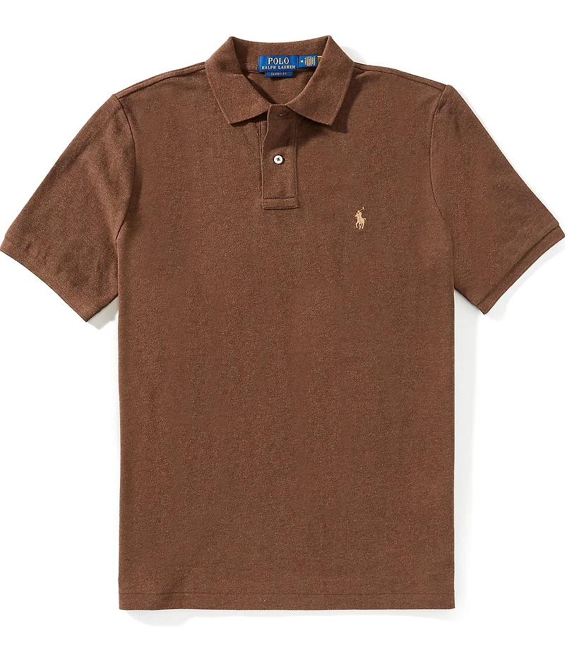 Polo Ralph Lauren Classic Fit Solid Cotton Mesh Polo Shirt