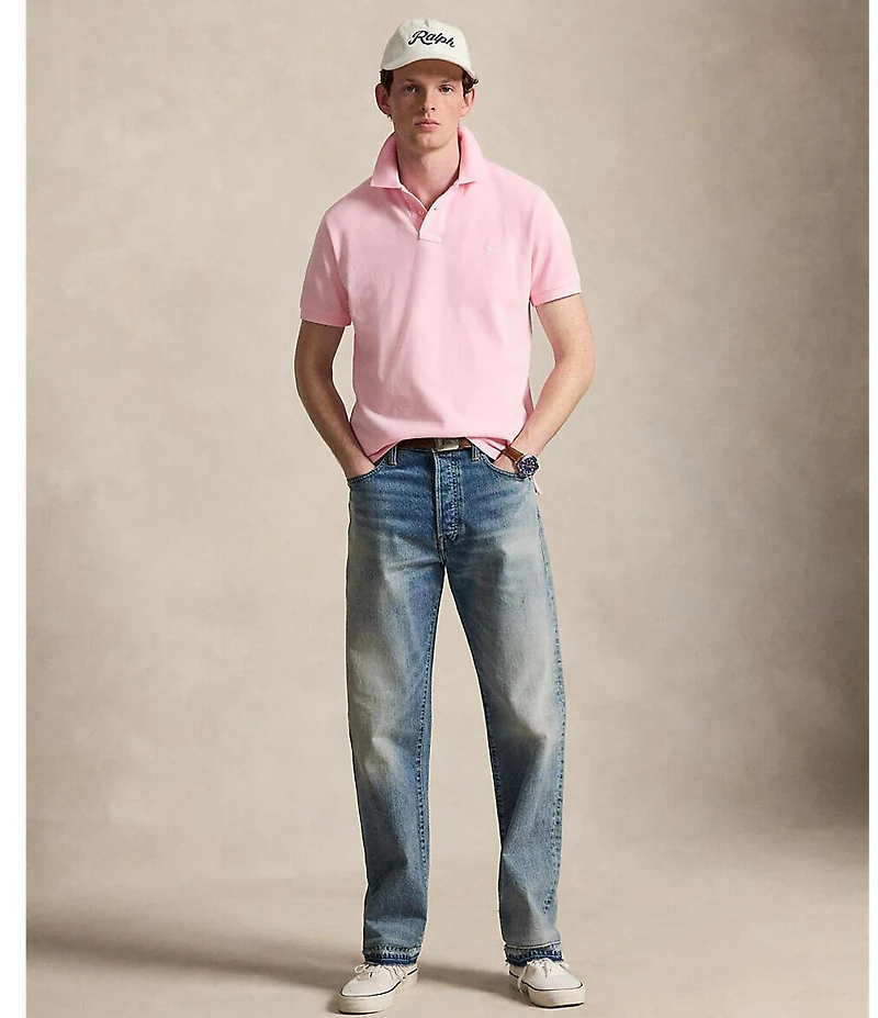 Polo Ralph Lauren Classic Fit Solid Cotton Mesh Polo Shirt