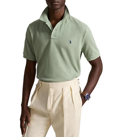 Polo Ralph Lauren Classic Fit Solid Cotton Mesh Polo Shirt