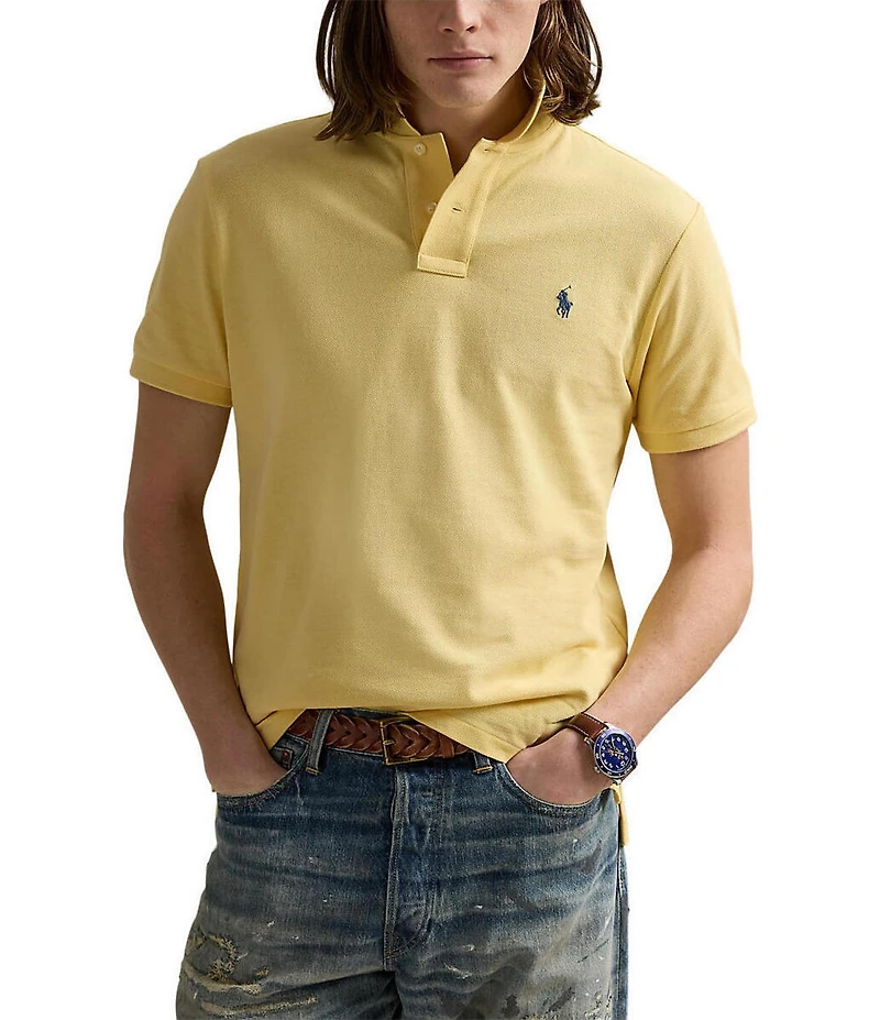 Polo Ralph Lauren Classic Fit Solid Cotton Mesh Polo Shirt
