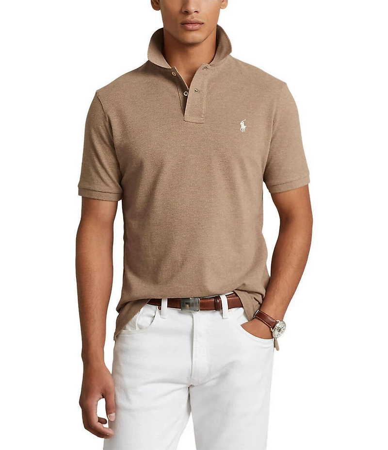 Polo Ralph Lauren Classic Fit Solid Cotton Mesh Polo Shirt