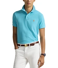Polo Ralph Lauren Classic Fit Solid Cotton Mesh Polo Shirt