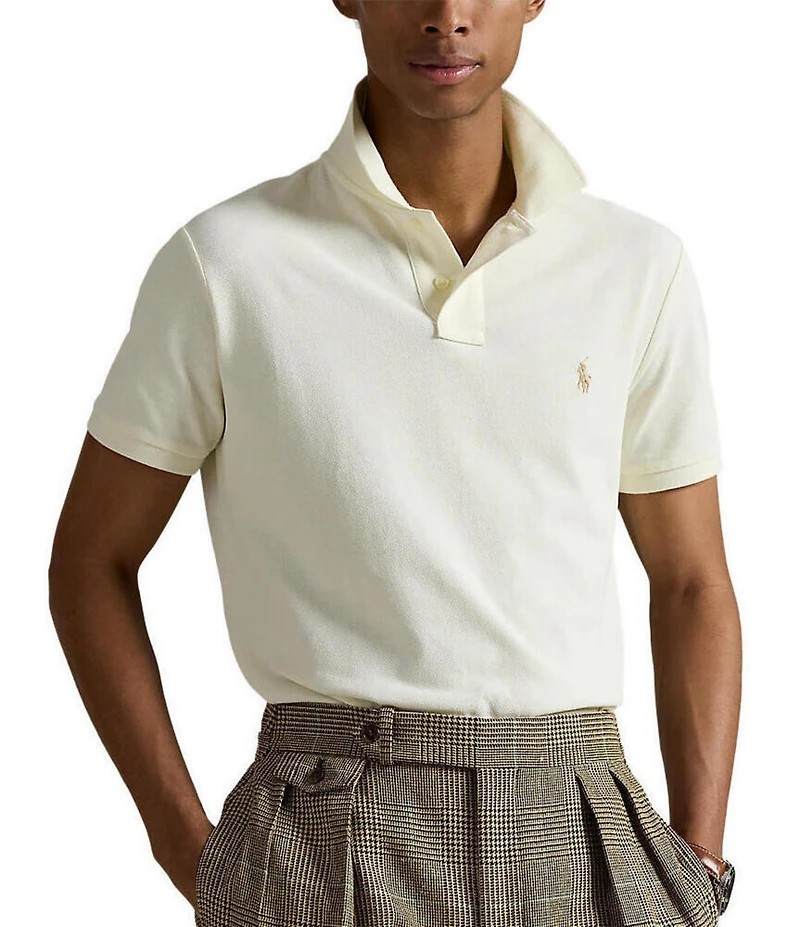 Polo Ralph Lauren Classic Fit Solid Cotton Mesh Polo Shirt