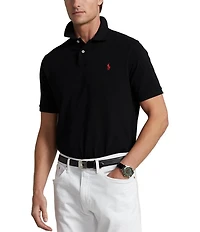 Polo Ralph Lauren Classic Fit Solid Cotton Mesh Polo Shirt