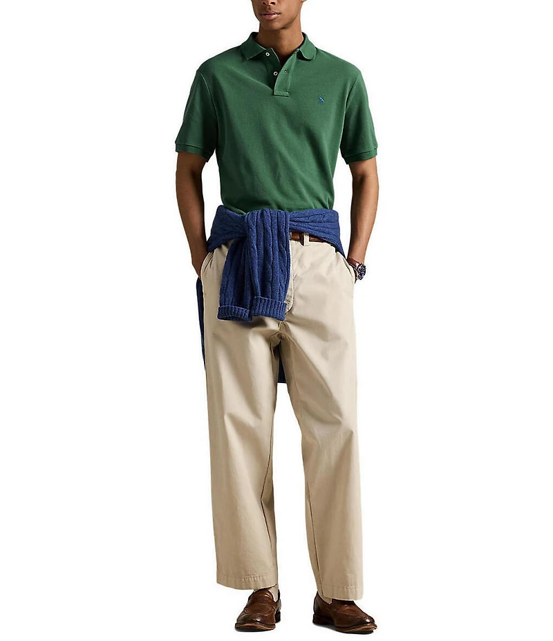 Polo Ralph Lauren Classic Fit Solid Cotton Mesh Polo Shirt