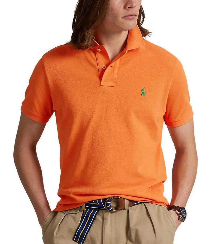 Polo Ralph Lauren Classic Fit Solid Cotton Mesh Polo Shirt