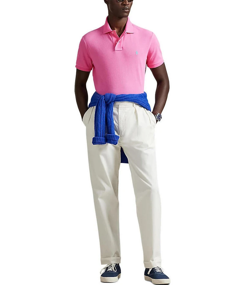 Polo Ralph Lauren Classic Fit Solid Cotton Mesh Polo Shirt