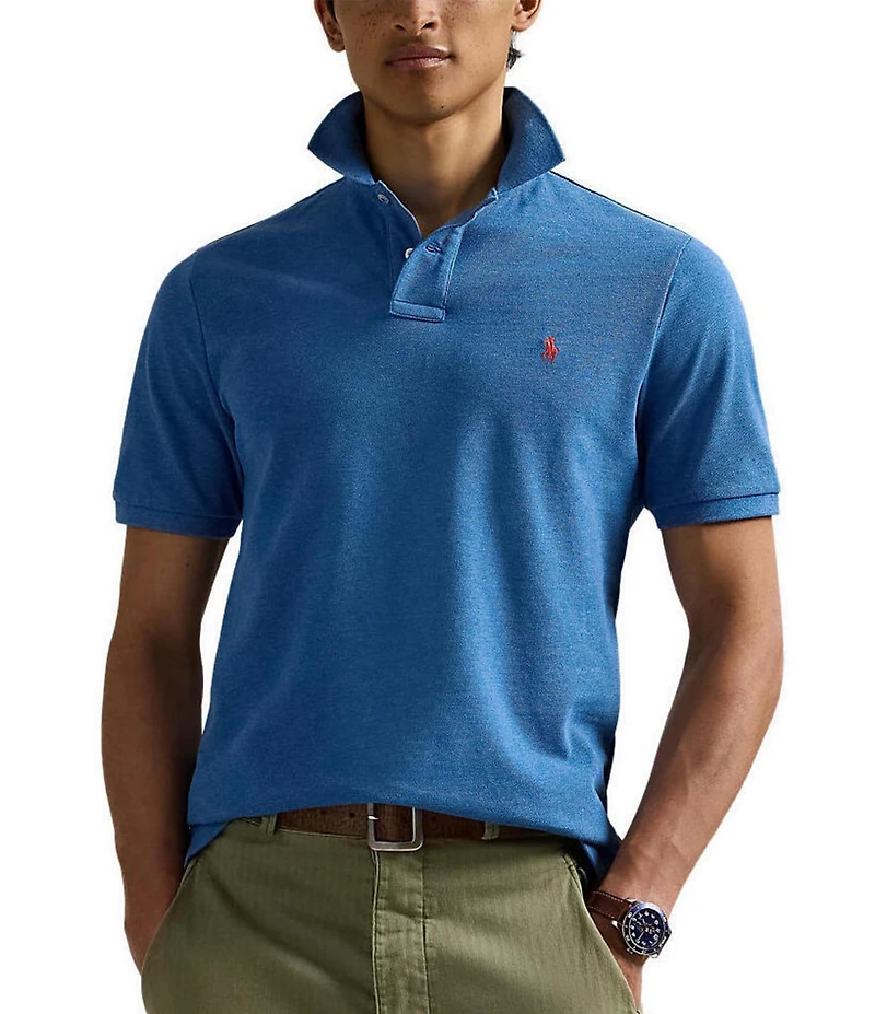 Polo Ralph Lauren Classic Fit Solid Cotton Mesh Polo Shirt