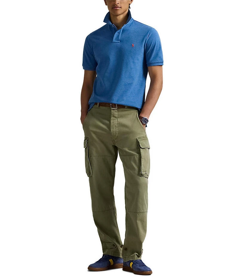 Polo Ralph Lauren Classic Fit Solid Cotton Mesh Polo Shirt