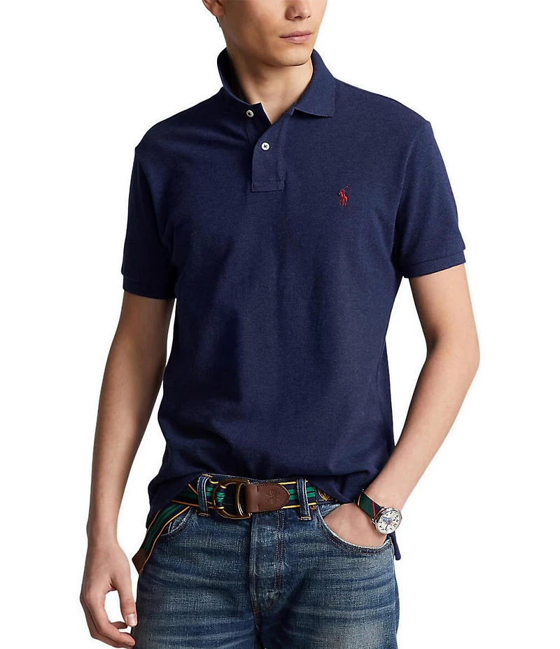 Polo Ralph Lauren Classic Fit Solid Cotton Mesh Polo Shirt