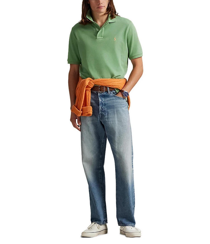 Polo Ralph Lauren Classic Fit Solid Cotton Mesh Polo Shirt