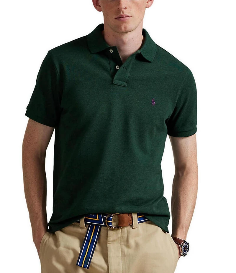 Polo Ralph Lauren Classic Fit Solid Cotton Mesh Polo Shirt