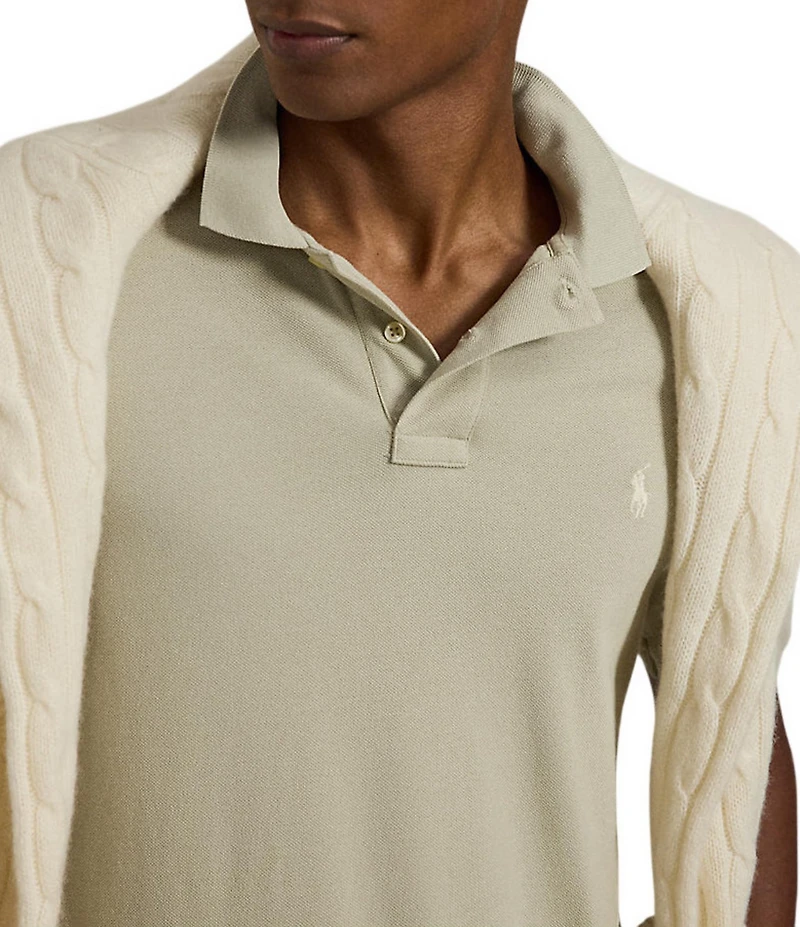 Polo Ralph Lauren Classic Fit Solid Cotton Mesh Polo Shirt