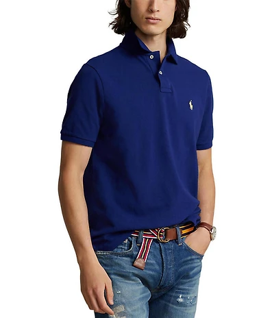 Polo Ralph Lauren Classic Fit Solid Cotton Mesh Polo Shirt