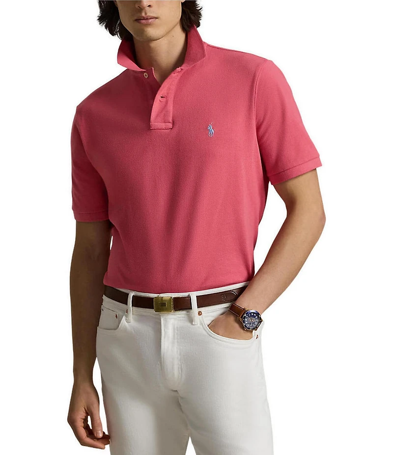 Polo Ralph Lauren Classic Fit Solid Cotton Mesh Polo Shirt