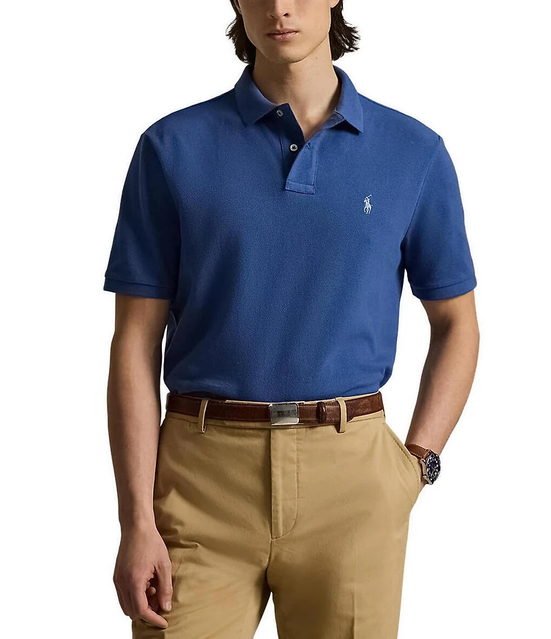 Polo Ralph Lauren Classic Fit Solid Cotton Mesh Polo Shirt