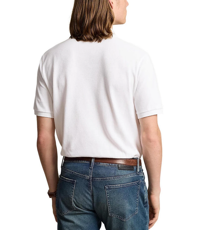 Polo Ralph Lauren Classic Fit Solid Cotton Mesh Polo Shirt