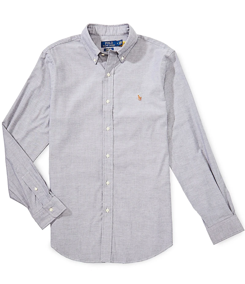 Polo Ralph Lauren Classic Fit Solid Performance Oxford Long Sleeve Woven Shirt