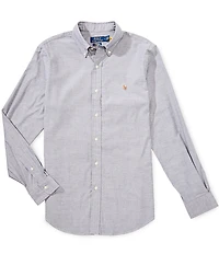 Polo Ralph Lauren Classic Fit Solid Performance Oxford Long Sleeve Woven Shirt