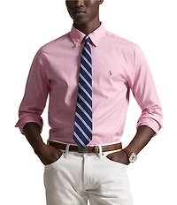 Polo Ralph Lauren Classic Fit Solid Performance Oxford Long Sleeve Woven Shirt