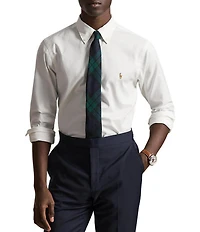 Polo Ralph Lauren Classic Fit Solid Performance Oxford Long Sleeve Woven Shirt