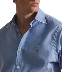 Polo Ralph Lauren Classic Fit Solid Performance Oxford Long Sleeve Woven Shirt