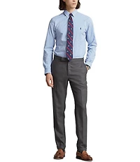 Polo Ralph Lauren Classic-Fit Stretch Checked Poplin Long Sleeve Woven Shirt