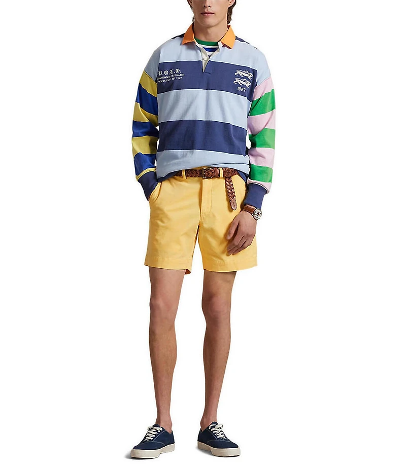 Polo Ralph Lauren Classic Fit Stretch Chino 7#double; Inseam Shorts
