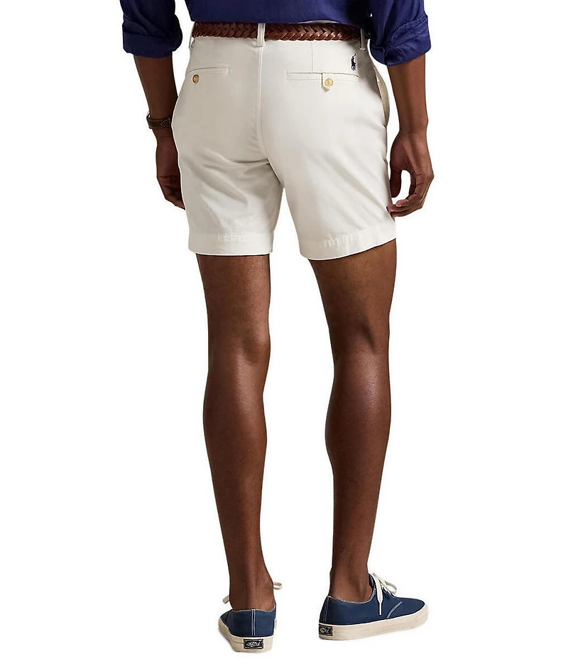 Polo Ralph Lauren Classic Fit Stretch Chino 7#double; Inseam Shorts