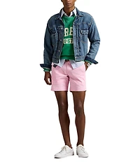 Polo Ralph Lauren Classic Fit Stretch Chino 7#double; Inseam Shorts