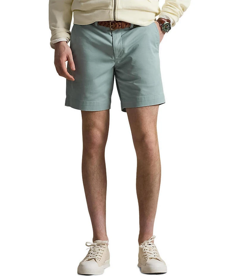 Polo Ralph Lauren Classic Fit Stretch Chino 7#double; Inseam Shorts