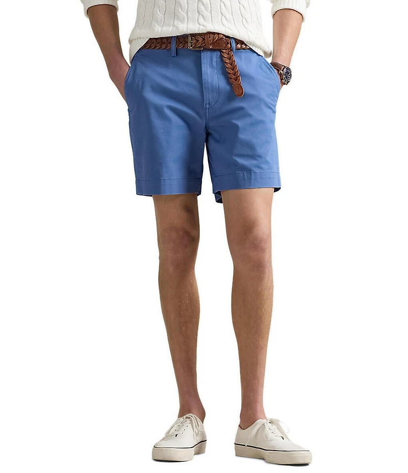 Polo Ralph Lauren Classic Fit Stretch Chino 7#double; Inseam Shorts