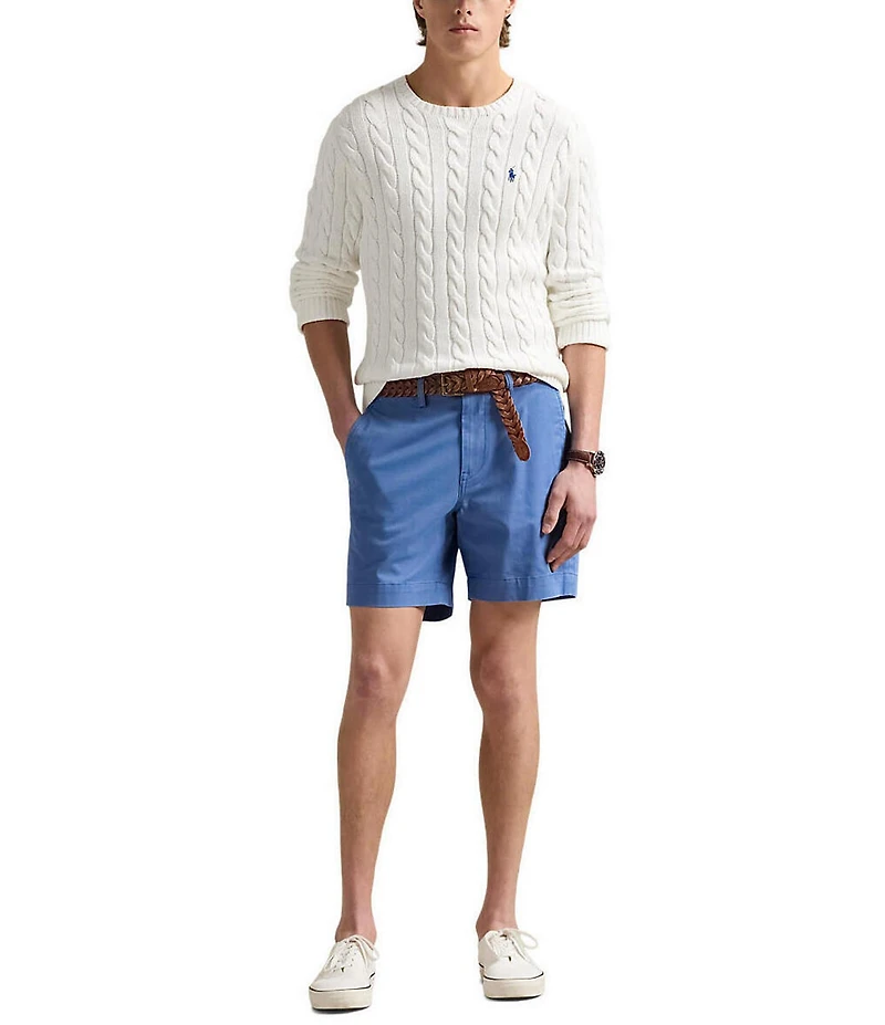 Polo Ralph Lauren Classic Fit Stretch Chino 7#double; Inseam Shorts